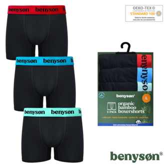 BENYS&Oslash;N&reg; BENY-7012 3-Pack Heren Bamboe Boxershorts